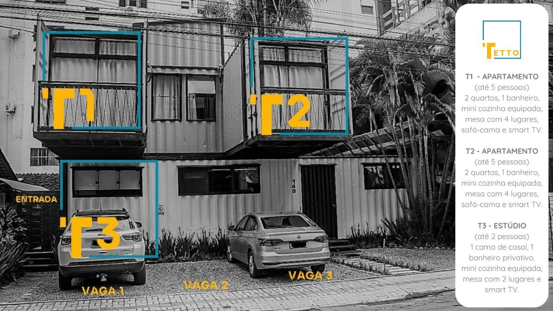 Aps Em Container Na Meia Praia, Itapema, Sc - Tetto Stays Exterior foto